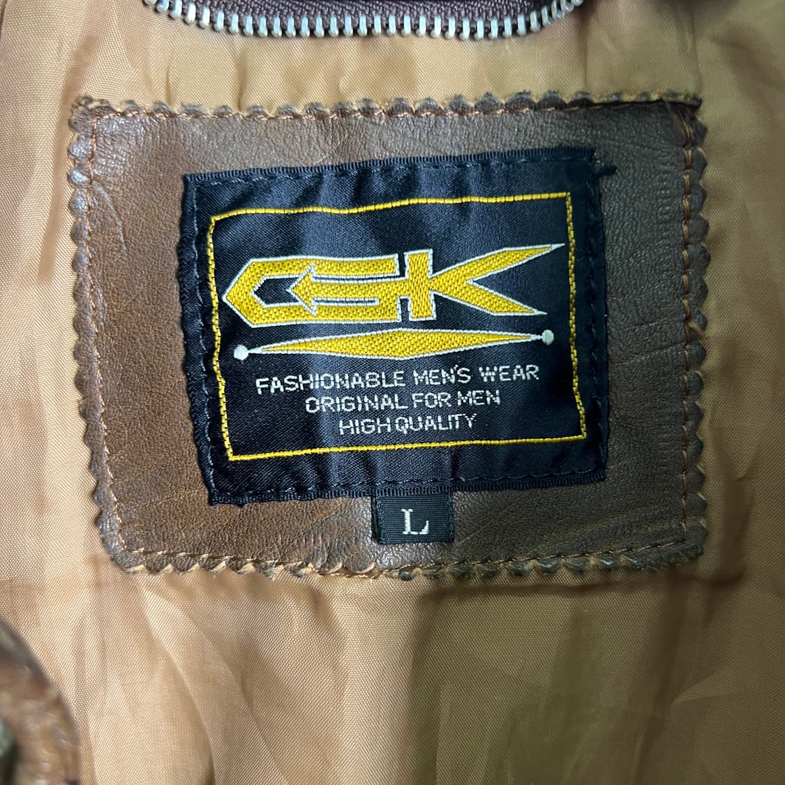 VTG 빈티지 A-2 레더 플라이트 자켓 L 상품이미지3