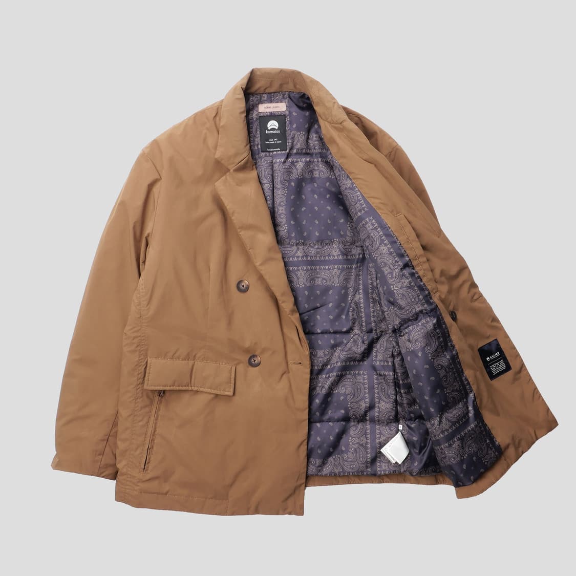 빔즈 라이트 다운 더블 버튼 자켓 상품이미지4