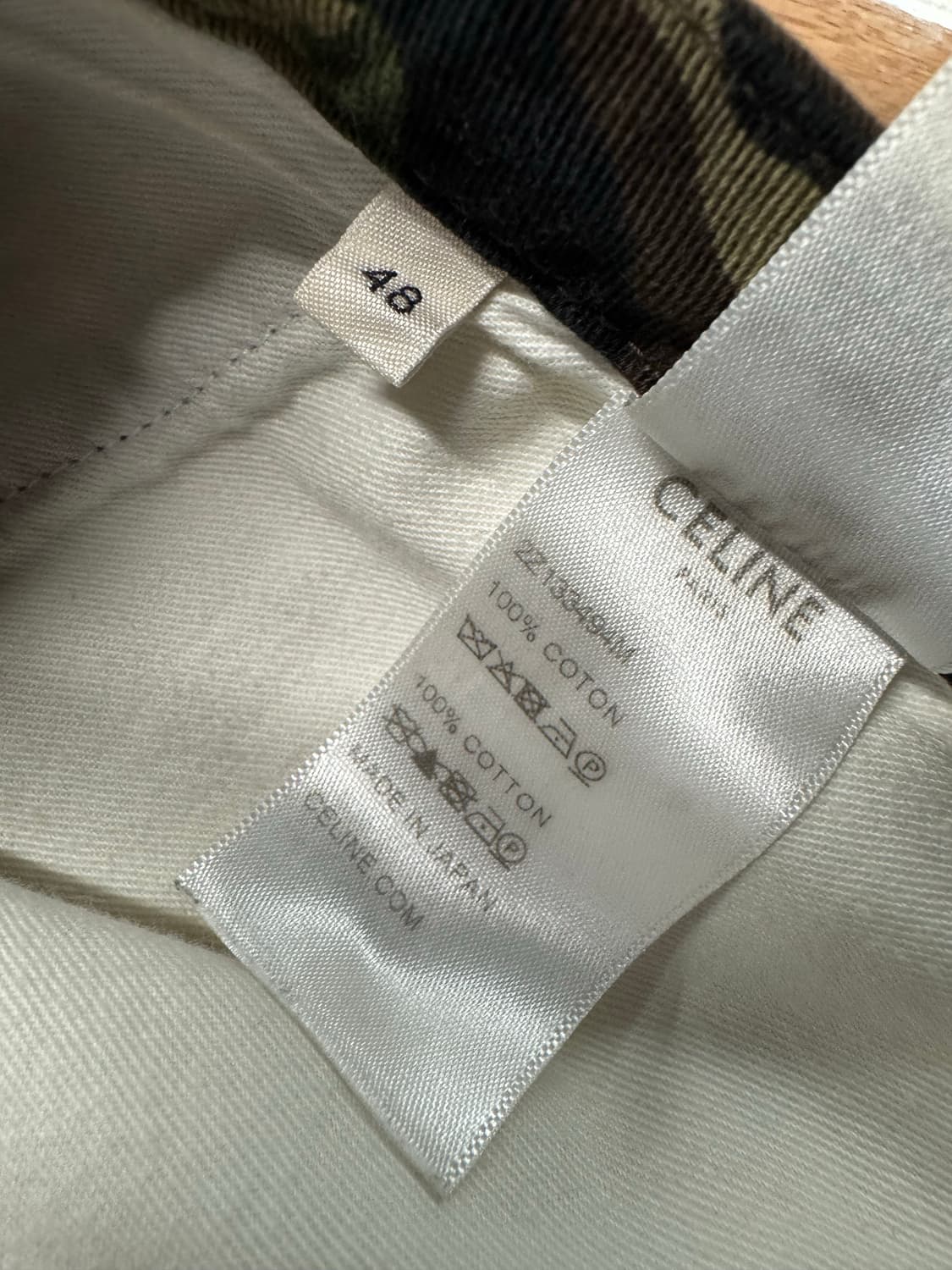 Celine 카모플라주 카고 팬츠 48사이즈 상품이미지7