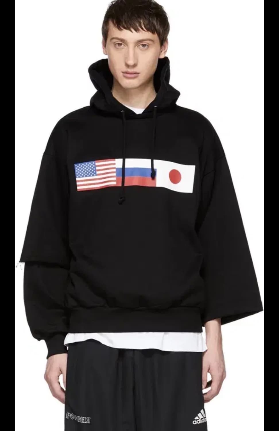 고샤루브친스키 언발란스 후드티 xs 상품이미지3