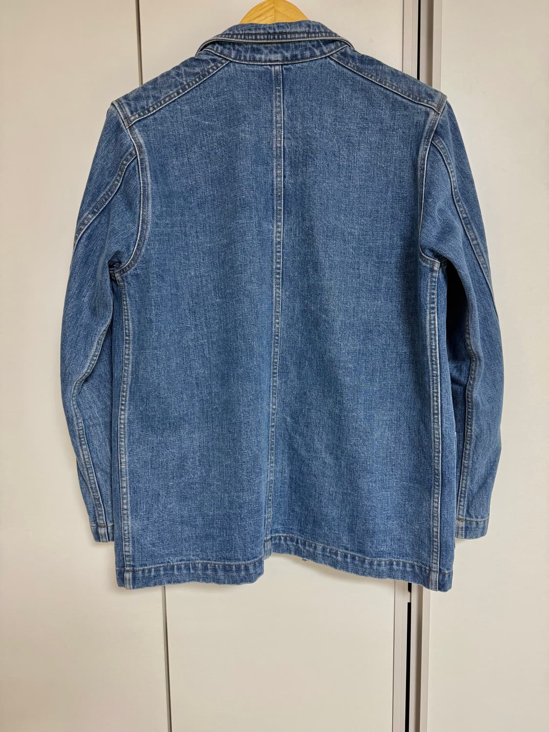 드레익스 블리치 워시 데님 초어 자켓 - 38(100) 사이즈 상품이미지2