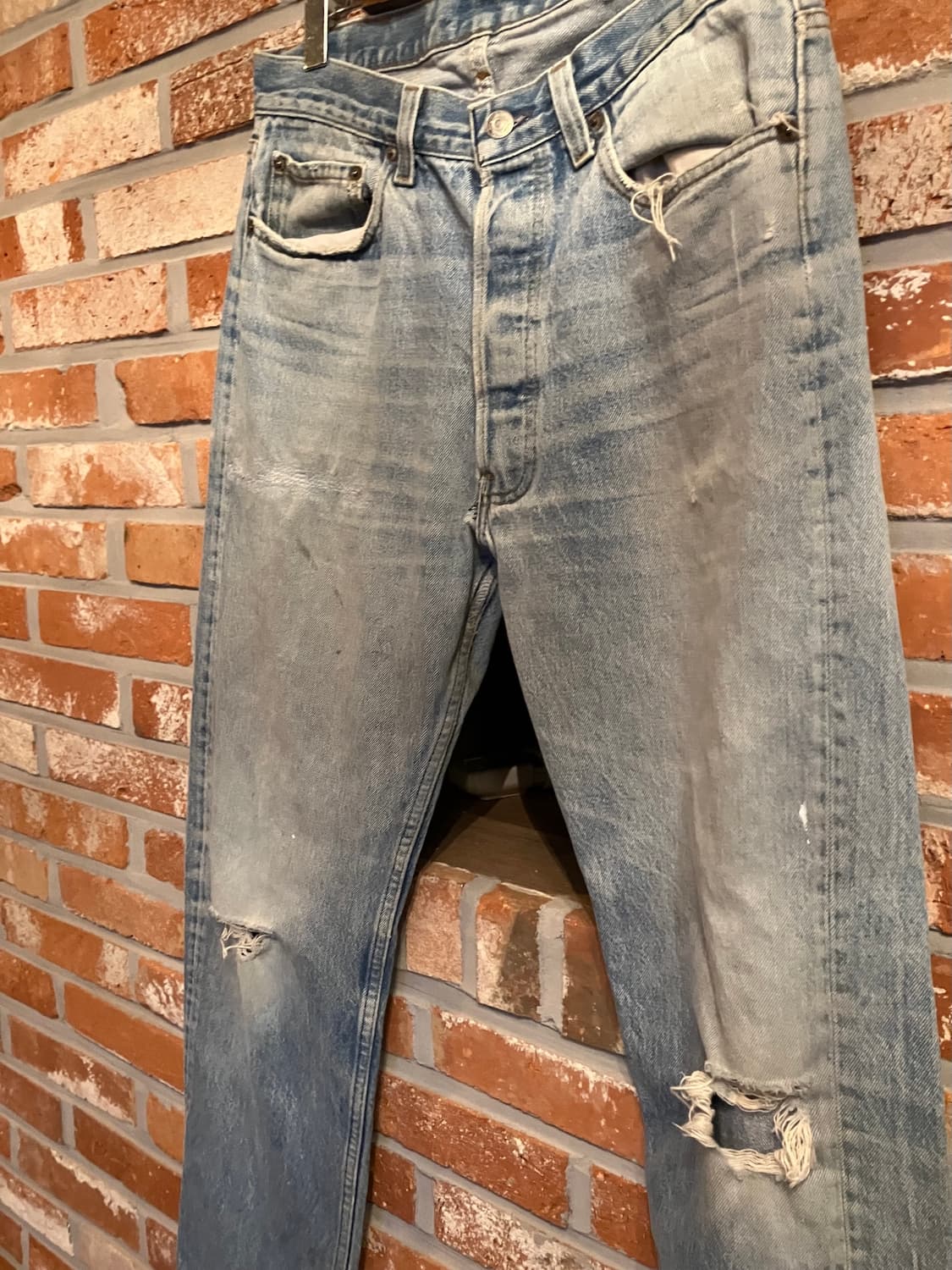 80s USA 빈티지 리바이스 501 데님 팬츠 상품이미지3