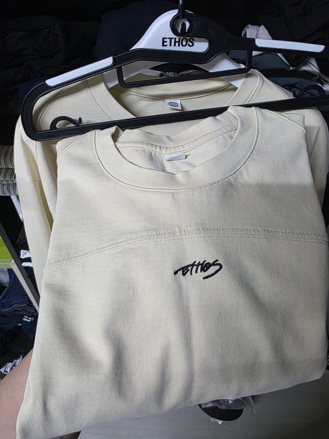 에토스 스티치 슬리브 맨투맨 상품이미지7