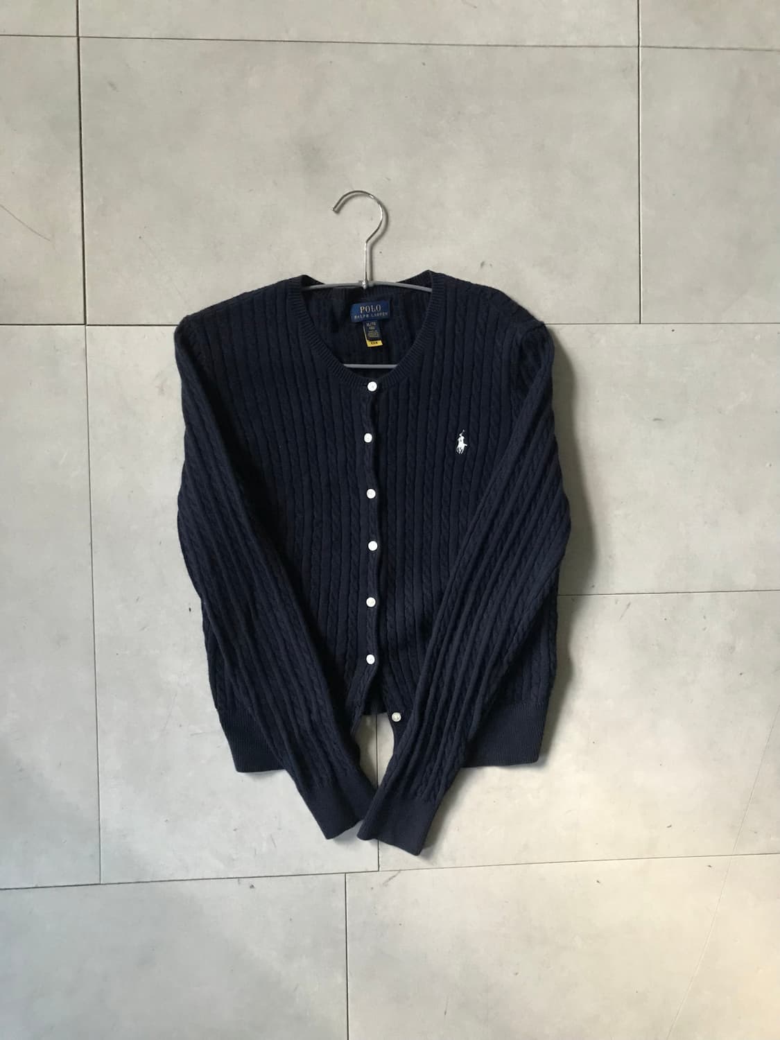 폴로 네이비 케이블 가디건 상품이미지6