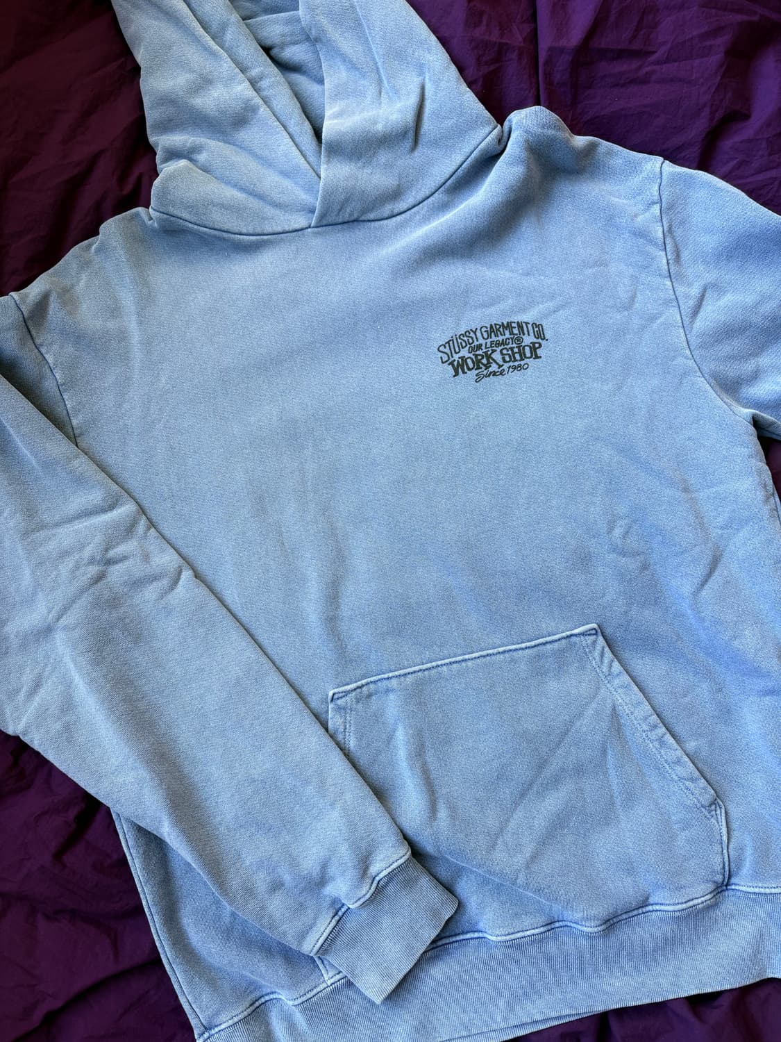 스투시 아워레가시 서퍼맨 후드 L 상품이미지1