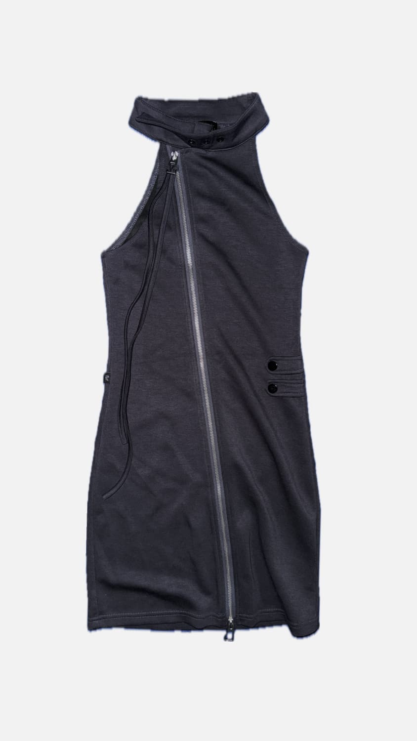 (아사 착용) 비엔프롬 하이넥 버클 지퍼 원피스 상품이미지5