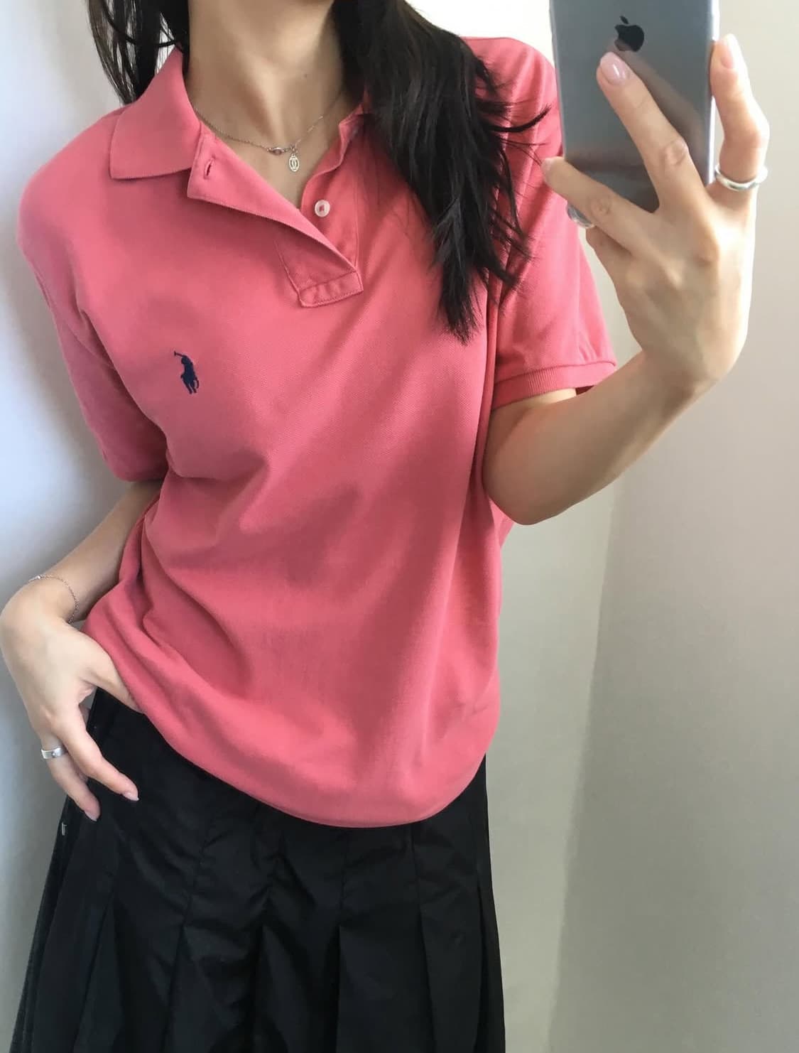 Polo 폴로 랄프로렌 핑크컬러 PK 티셔츠 상품이미지3