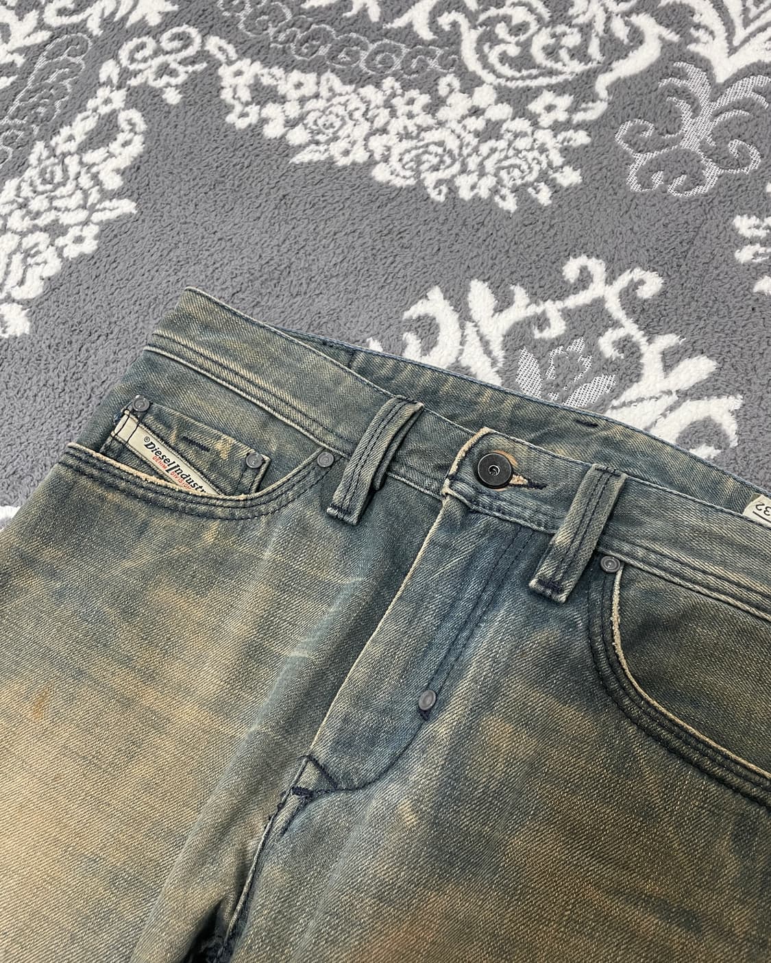 Diesel Dragon Embroidery Denim Pants  상품이미지4