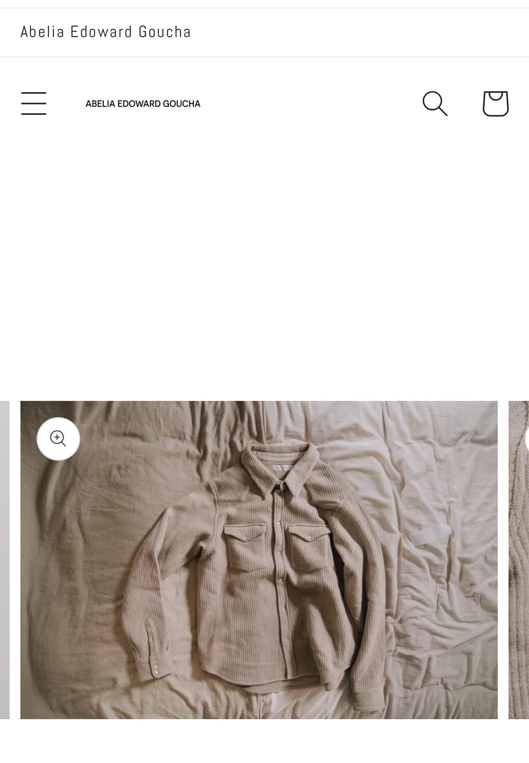 ABELIAEDOWARDGOUCHA EASTER SHIRT(beige) 상품이미지5