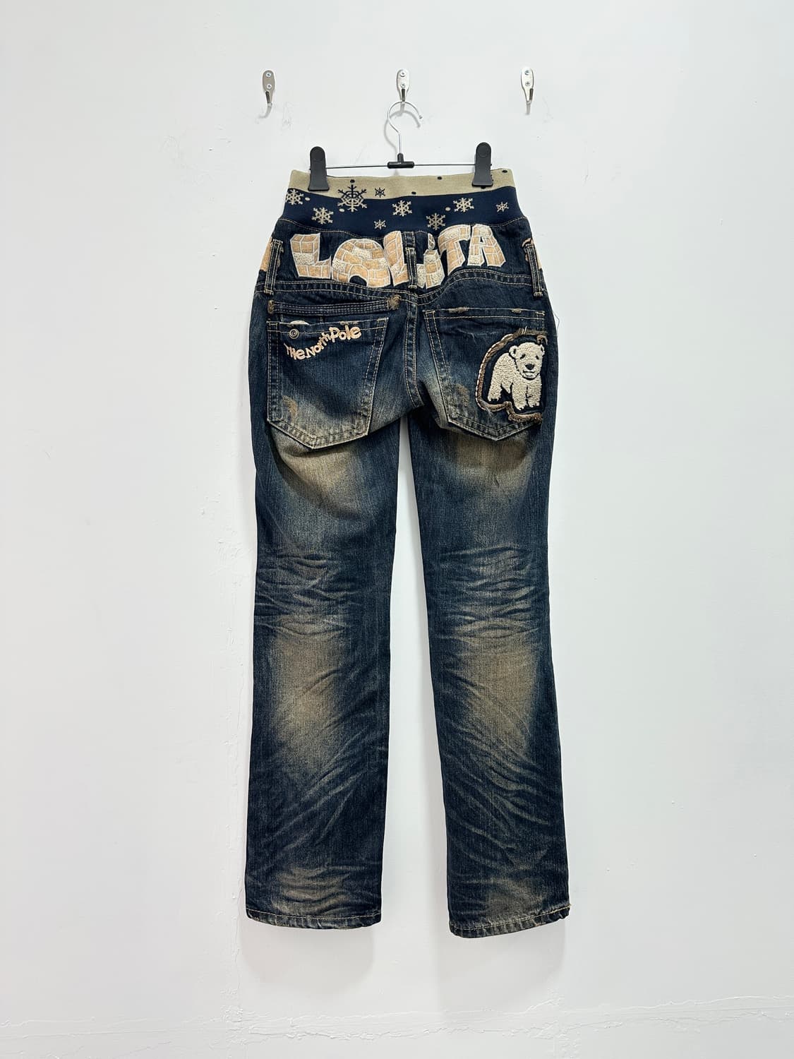 Vintage patch detail washing denim  상품이미지5