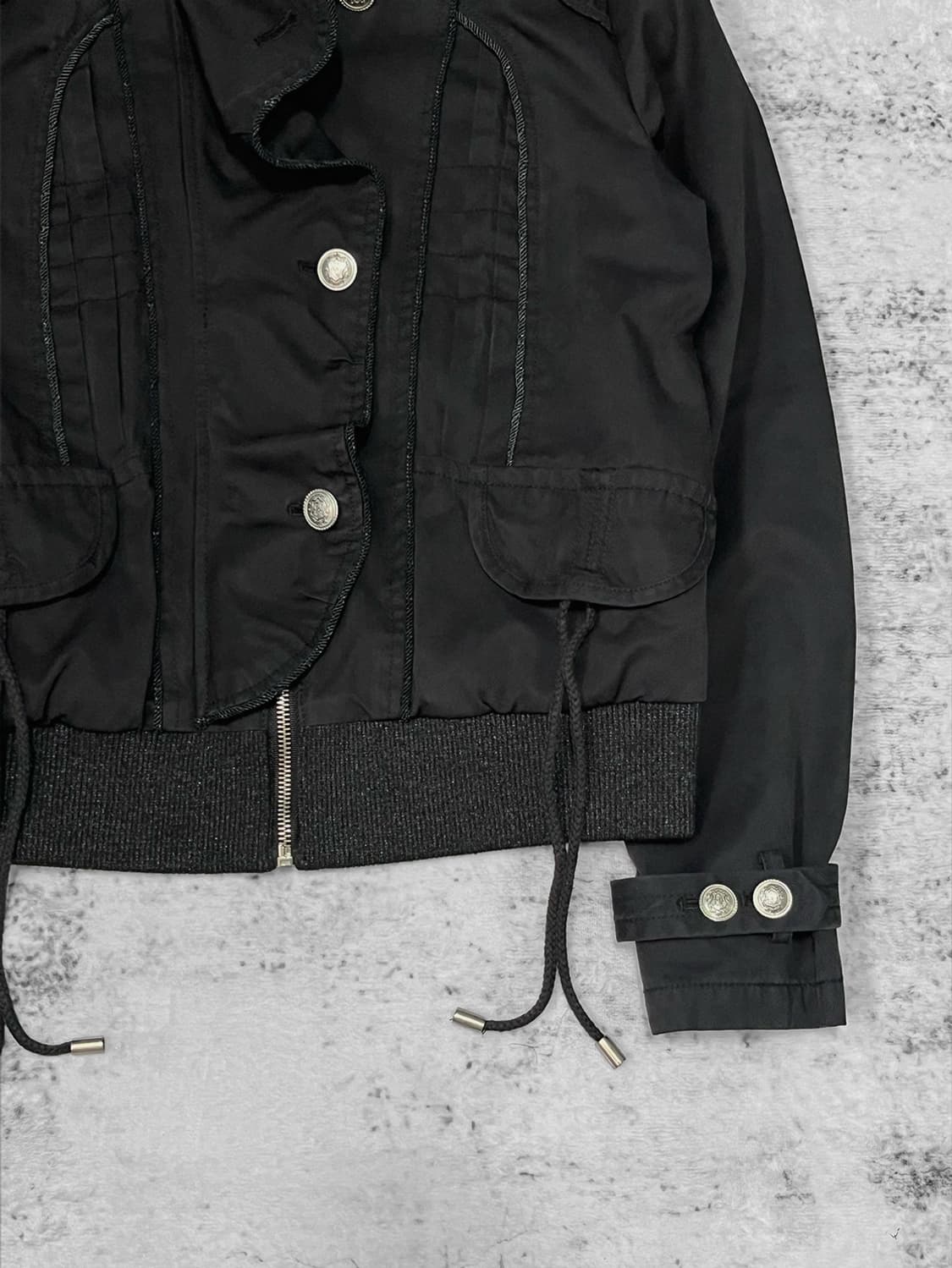 (ugiz) gothic button work jacket  상품이미지4