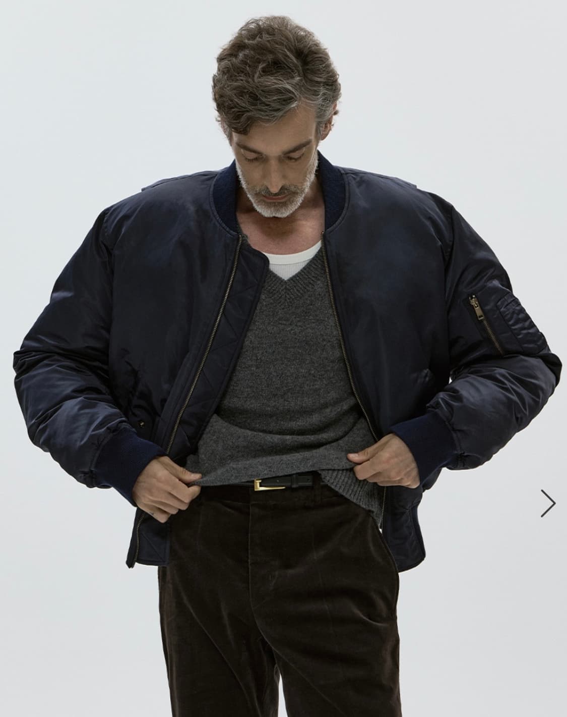 세비지 savage / MA-1 마원 봄버 네이비 / L 상품이미지4