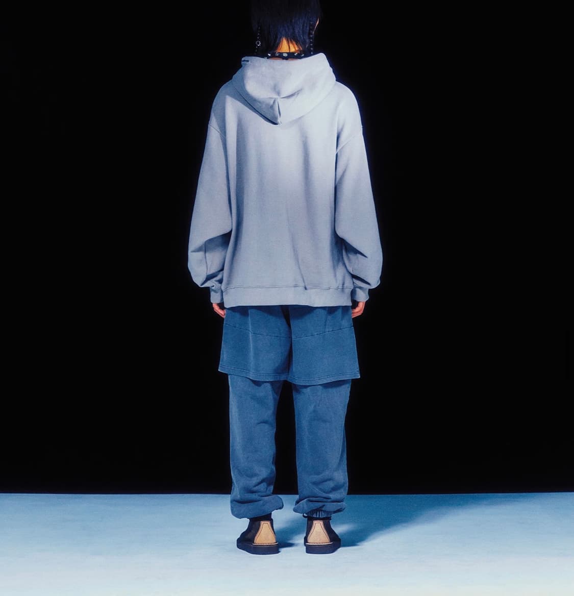 나이스고스트 클럽 레이어드 스웻 팬츠(새상품) 상품이미지4