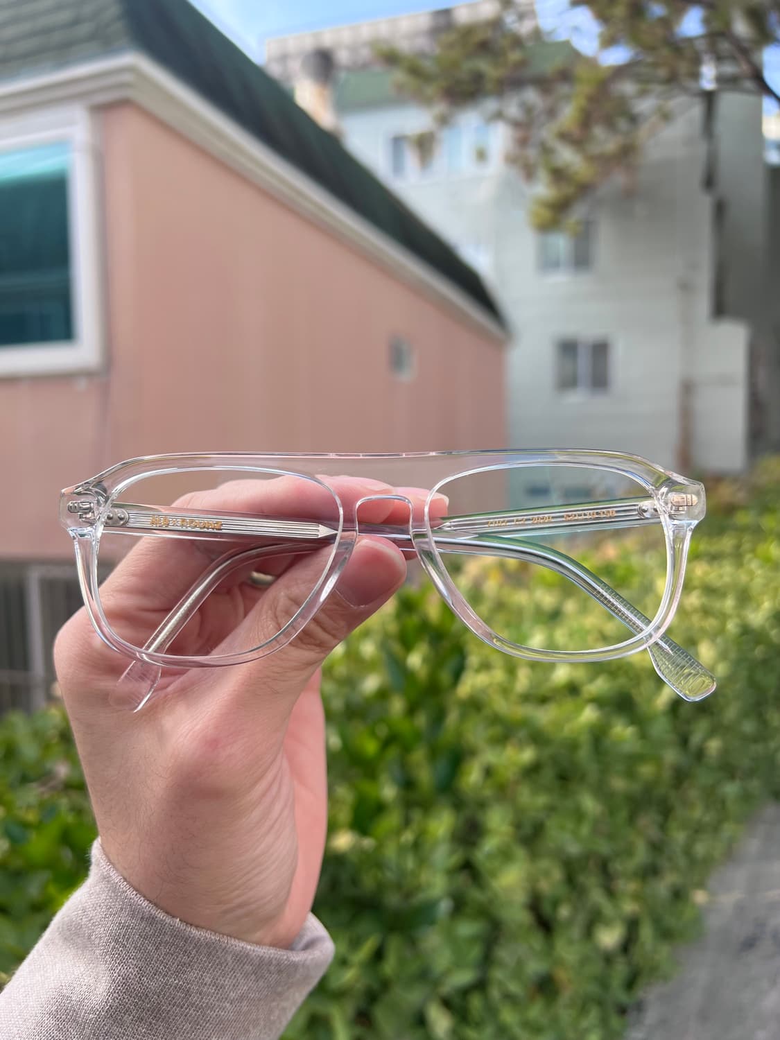 [ALOXROUNZ] 에이전트C 킹스맨 안경 투명 클리어 상품이미지1