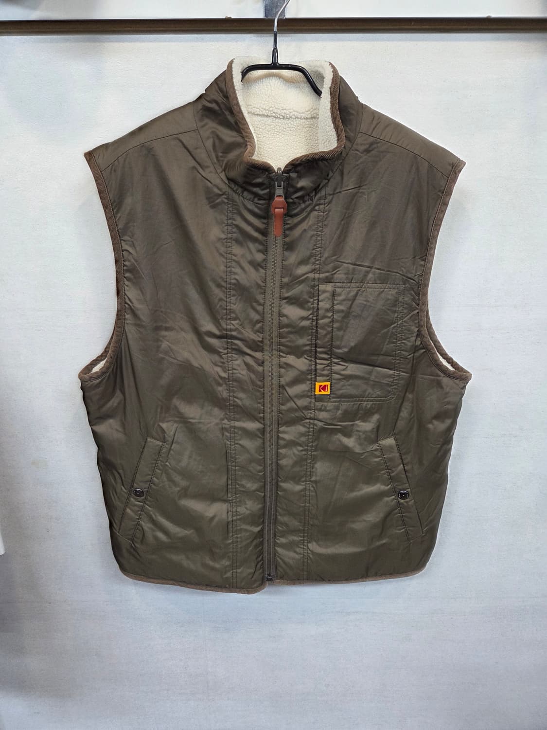 코닥 셰르파 우븐 리버시블 플리스 조끼 m 상품이미지1