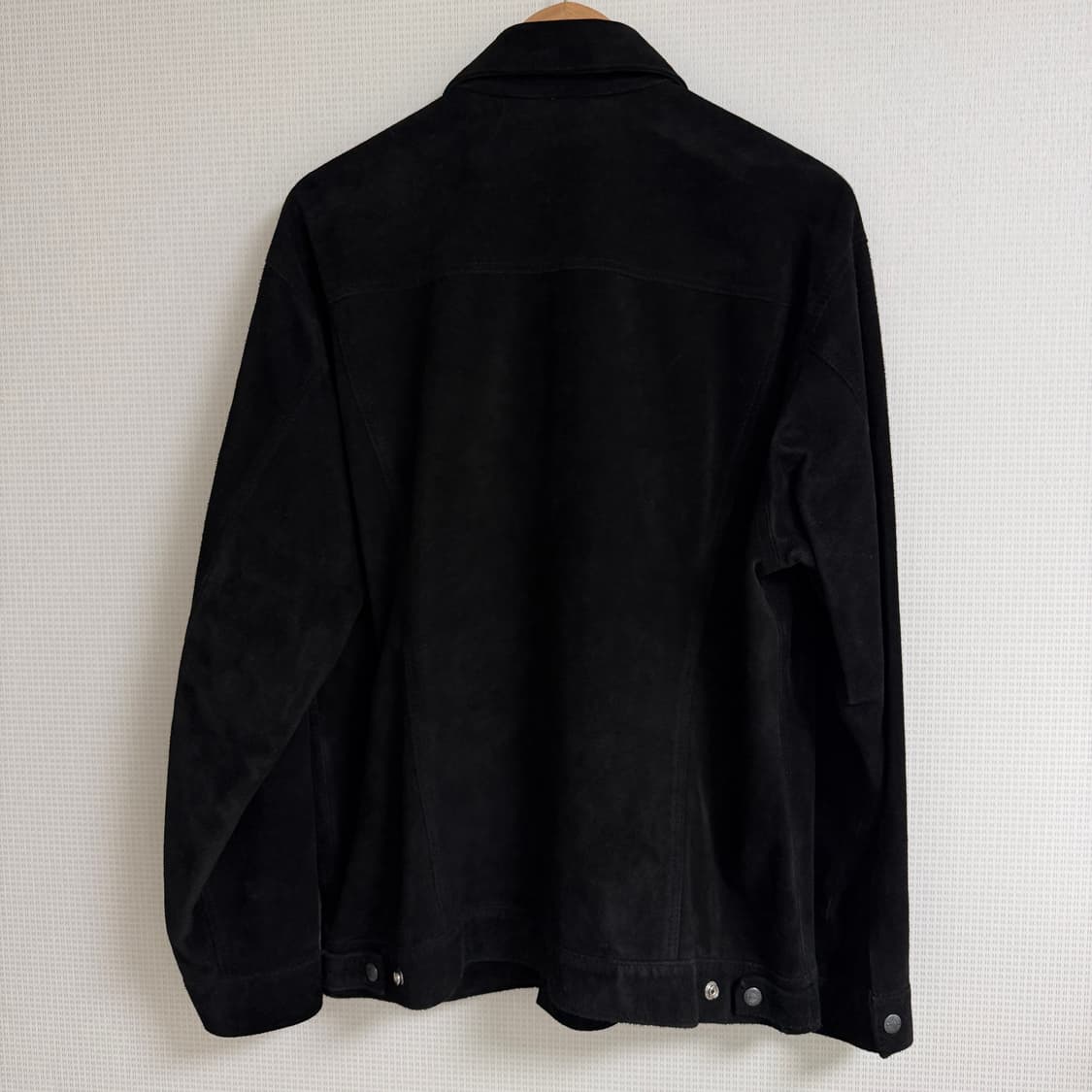 와코마리아 스웨이드 트러커 블랙 상품이미지2