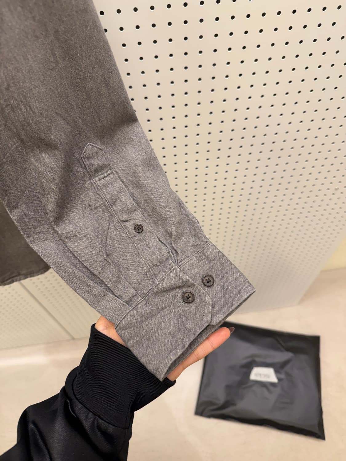 칼하트 빈티지 버튼다운 셔츠 그레이 U1274 상품이미지4