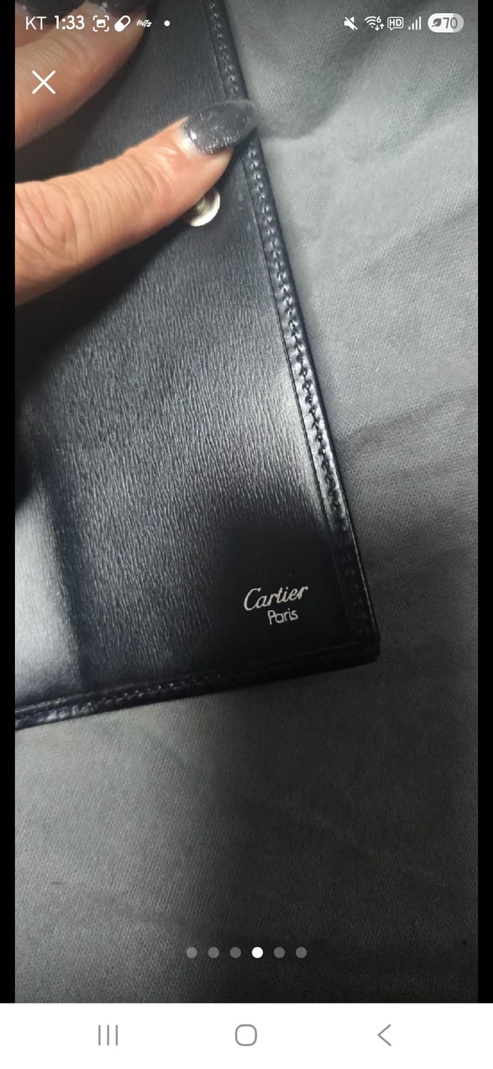 까르띠에 팬더 블렉 레더장지갑/이브닝팩 상품이미지3