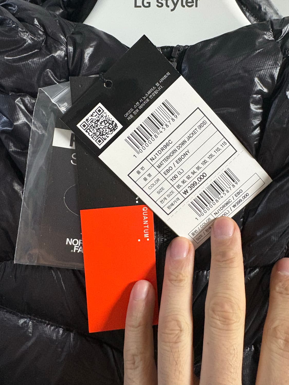 노스페이스 마테호른 경량패딩 상품이미지3