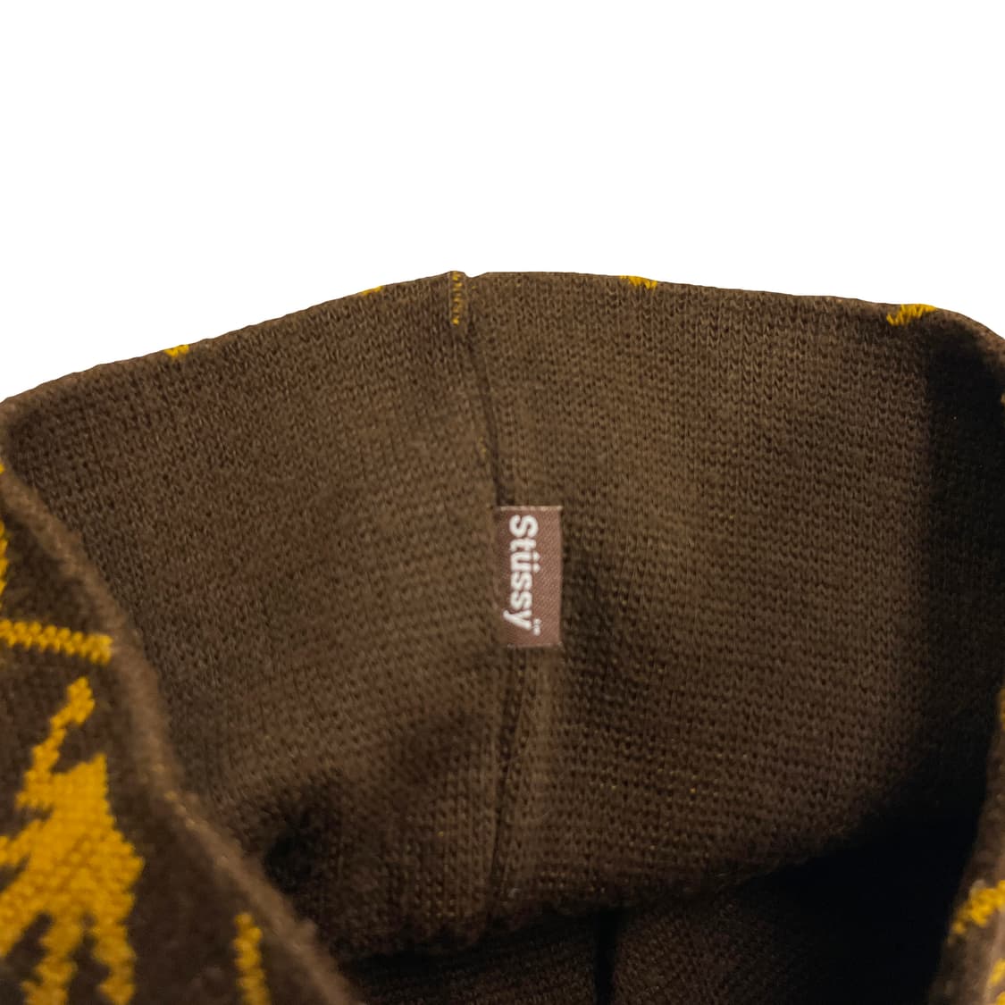 스투시 멀티 크라운 비니 브라운/옐로우 상품이미지3