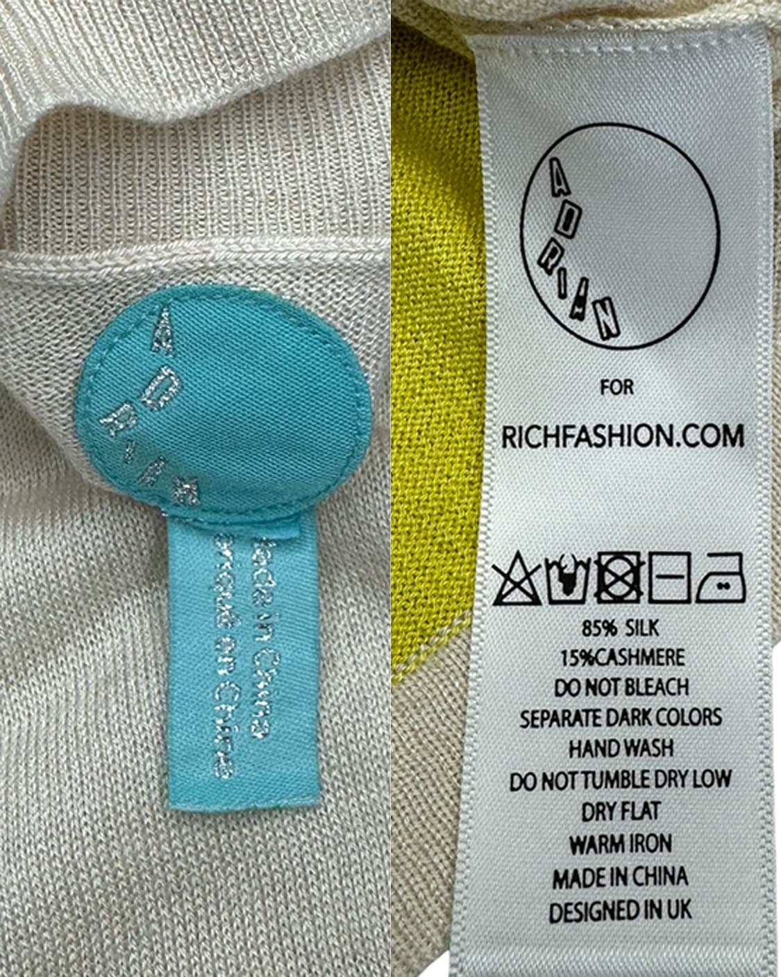 아드리안 캐시미어 실크 블렌드 스트라이프 탑 상품이미지10