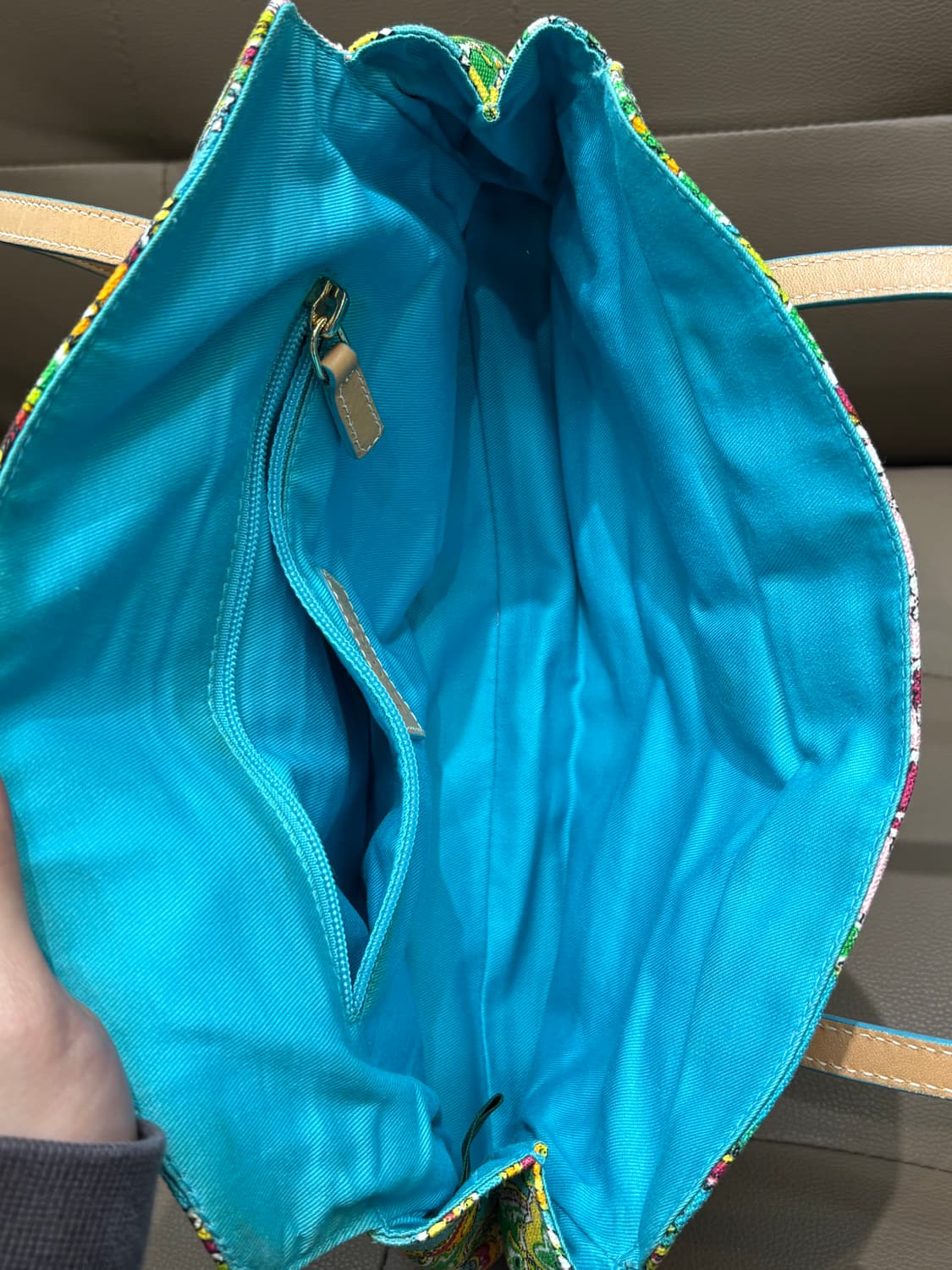 폴로 랄프로렌 페이즐리 핸드백 상품이미지6