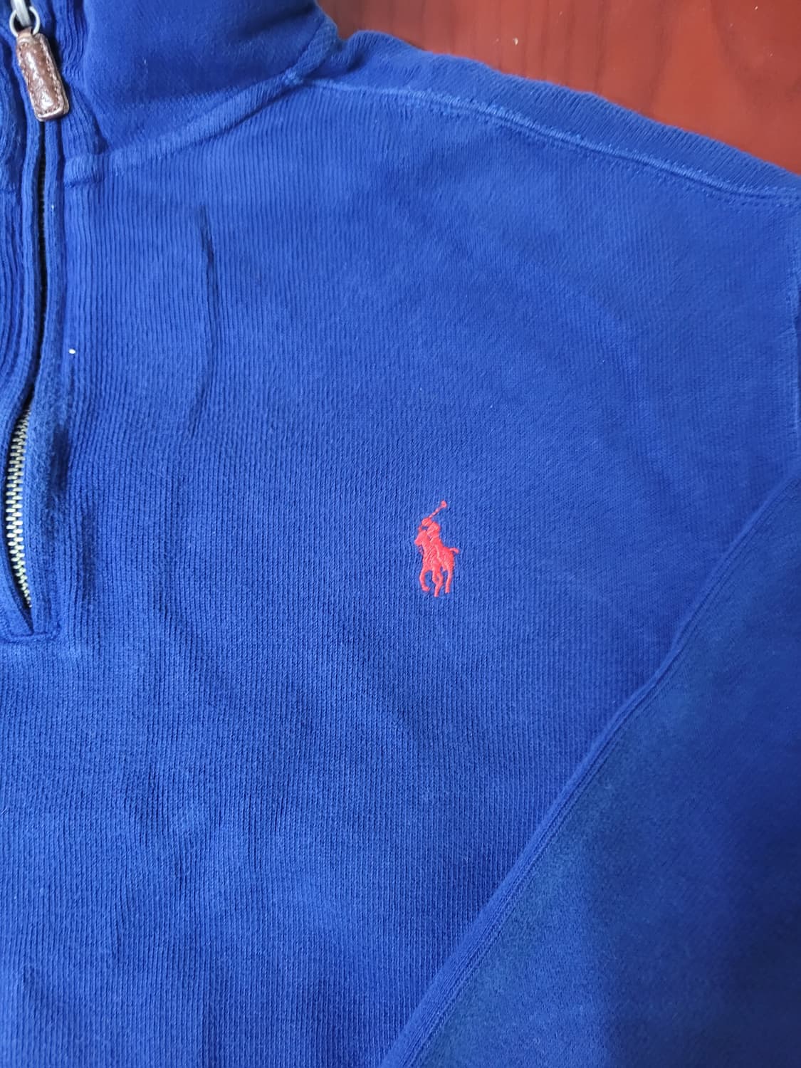 폴로 랄프로렌 네이비 컬러 하프 집업 상품이미지2