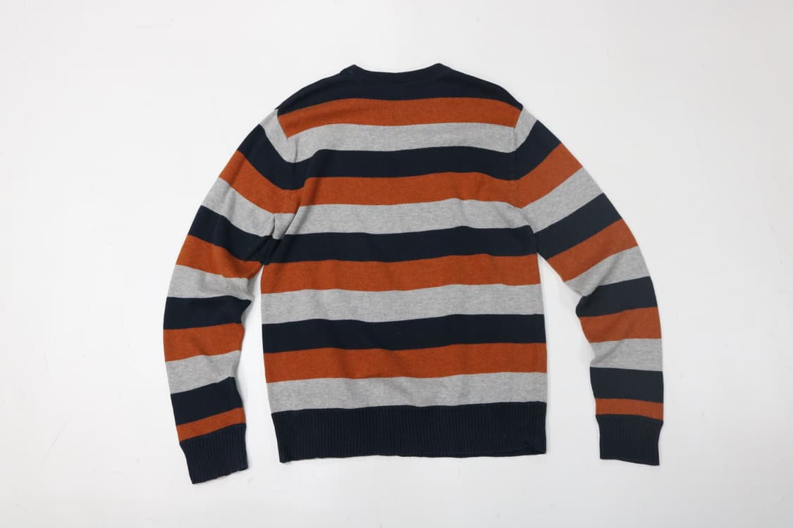 GAP 갭 빈티지 멀티 스트라이프 코튼 울 니트 (M) 상품이미지6