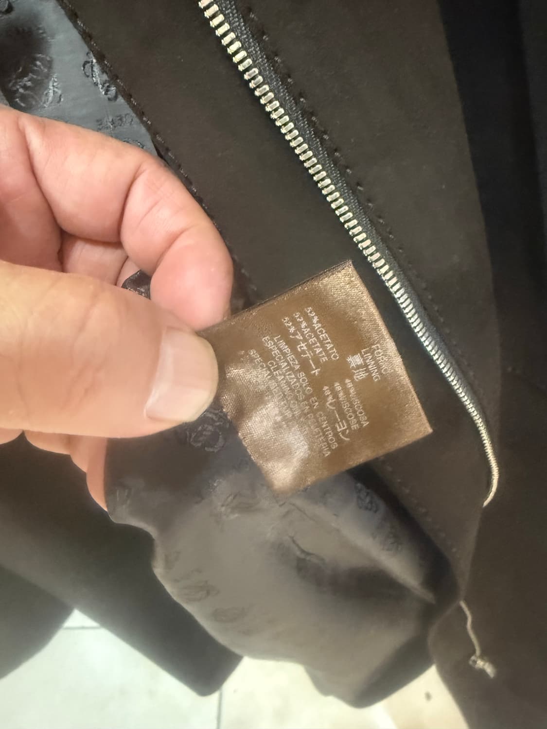 34/44-66 정품 로에베 스웨드가죽 코트 팝니다 상품이미지5