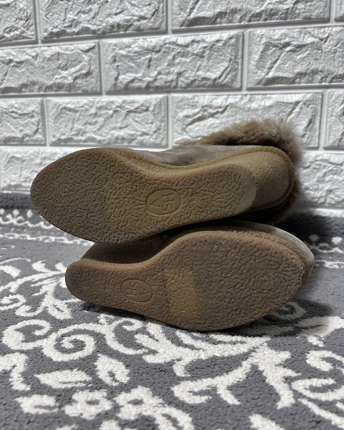 Ash 아쉬 웨지 스웨이드 퍼 부츠 상품이미지6