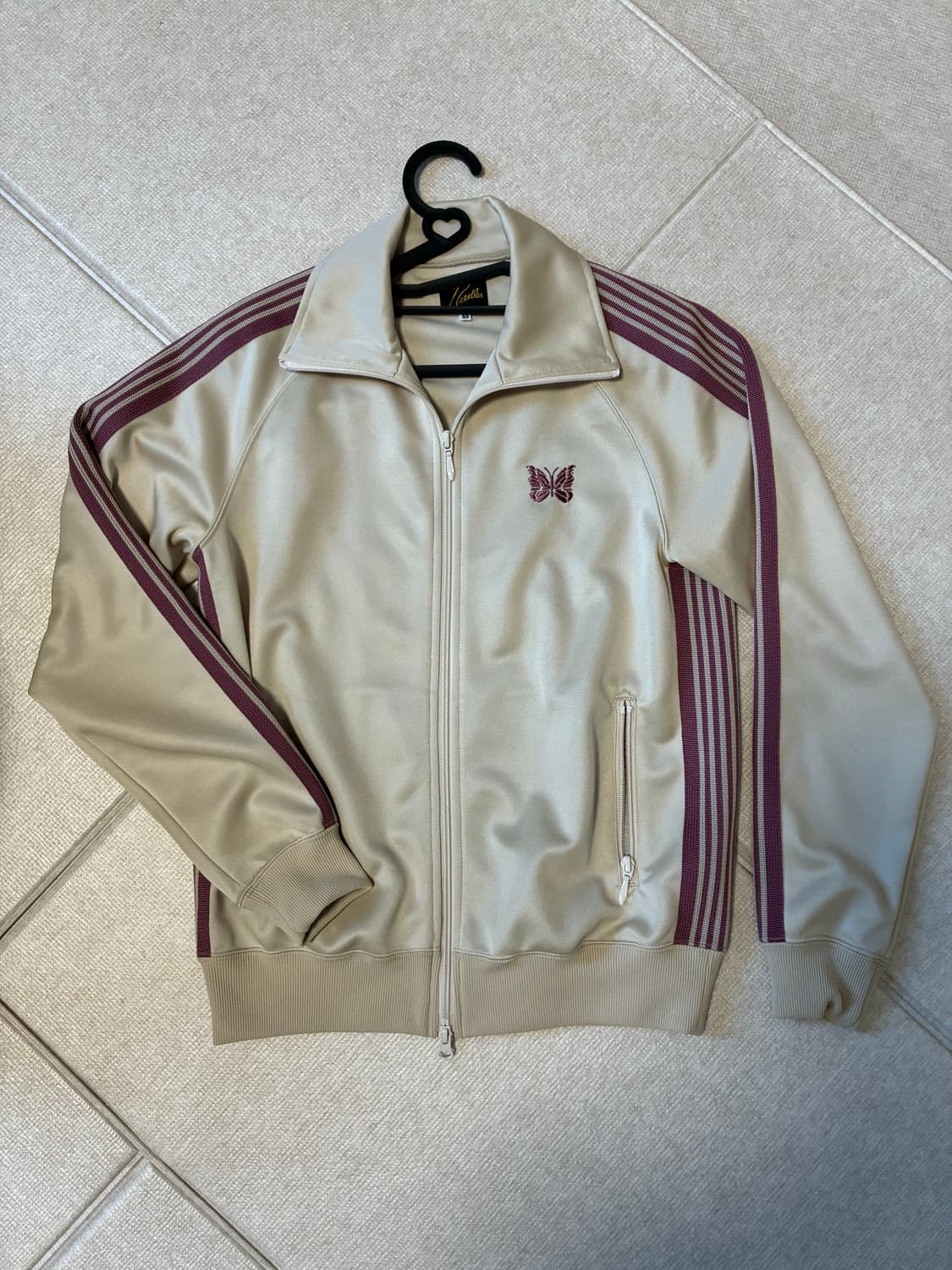 [XS] Needles 니들스 25ss 트랙 자켓 폴리스무스 아이보리 상품이미지2