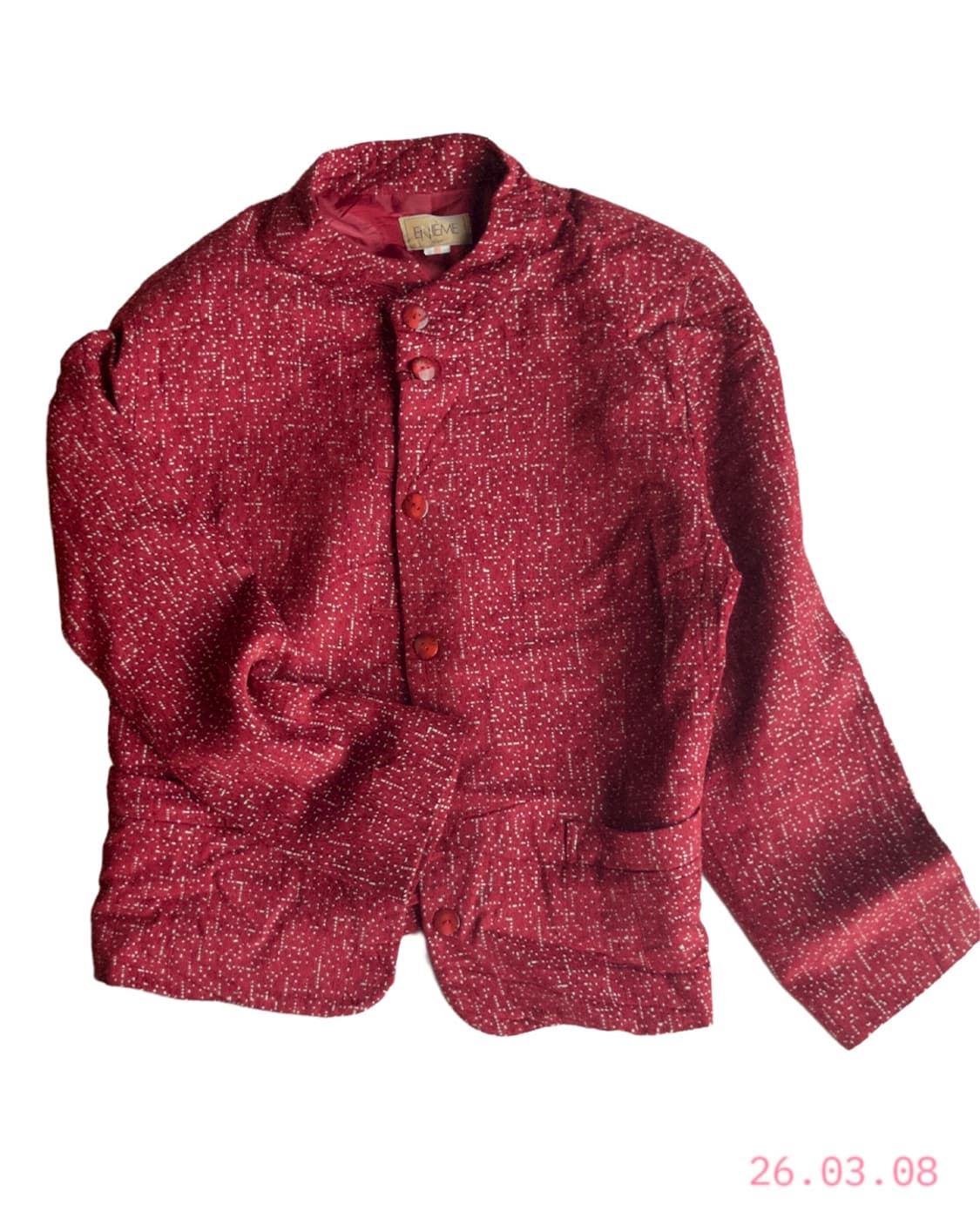 Red Speckled Jacket 레드 자켓 상품이미지1