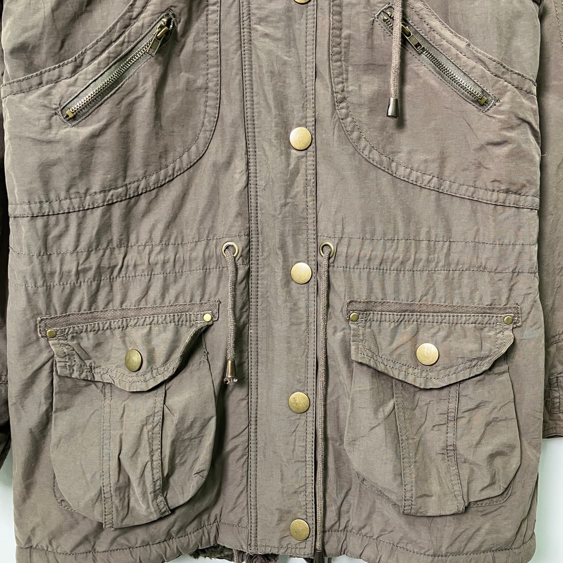 US 밀리터리 N-3B 후드 야상 파카 M 상품이미지5