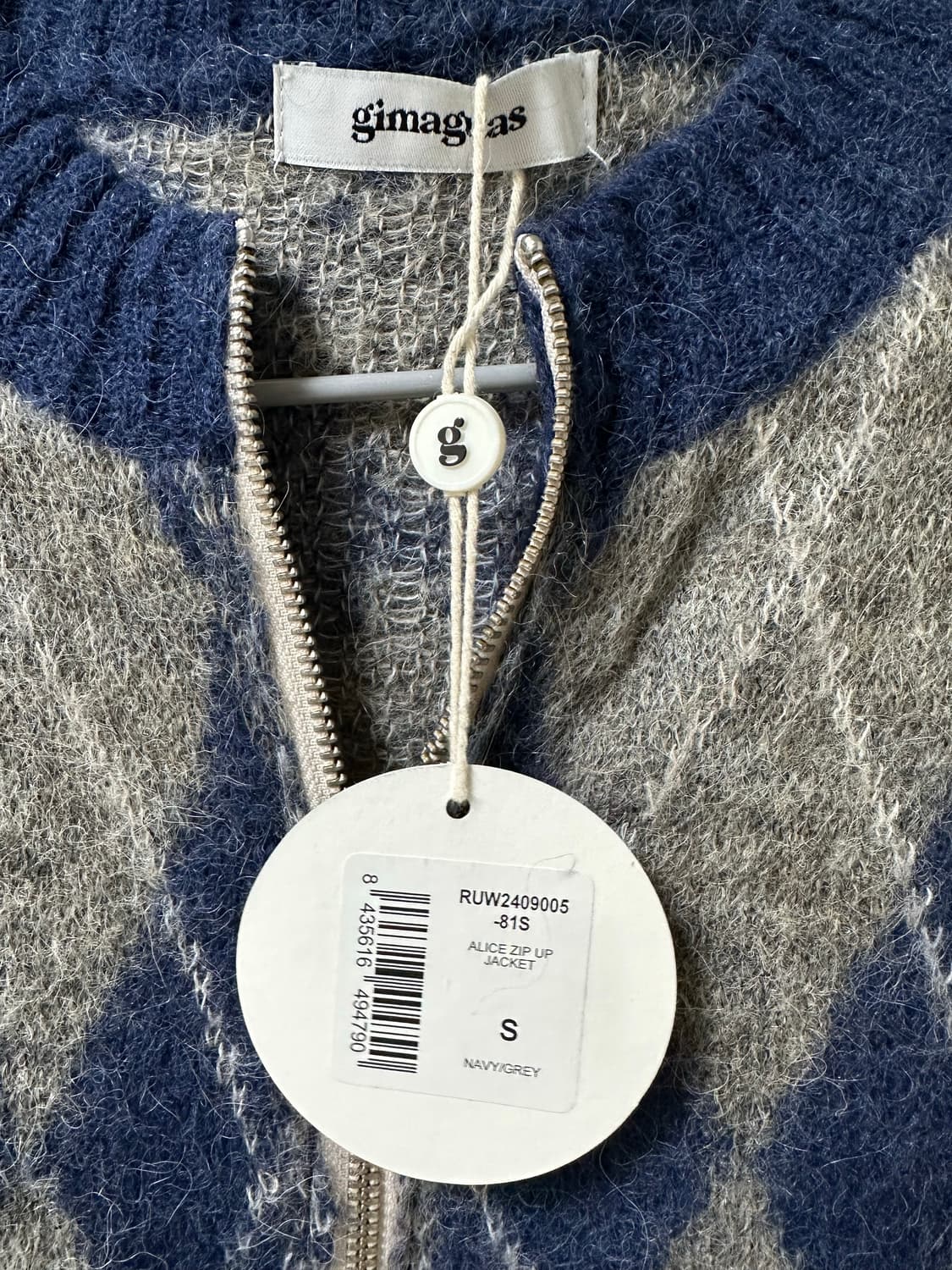 [S]기마구아스 Alice 앨리스 아가일 가디건 상품이미지2