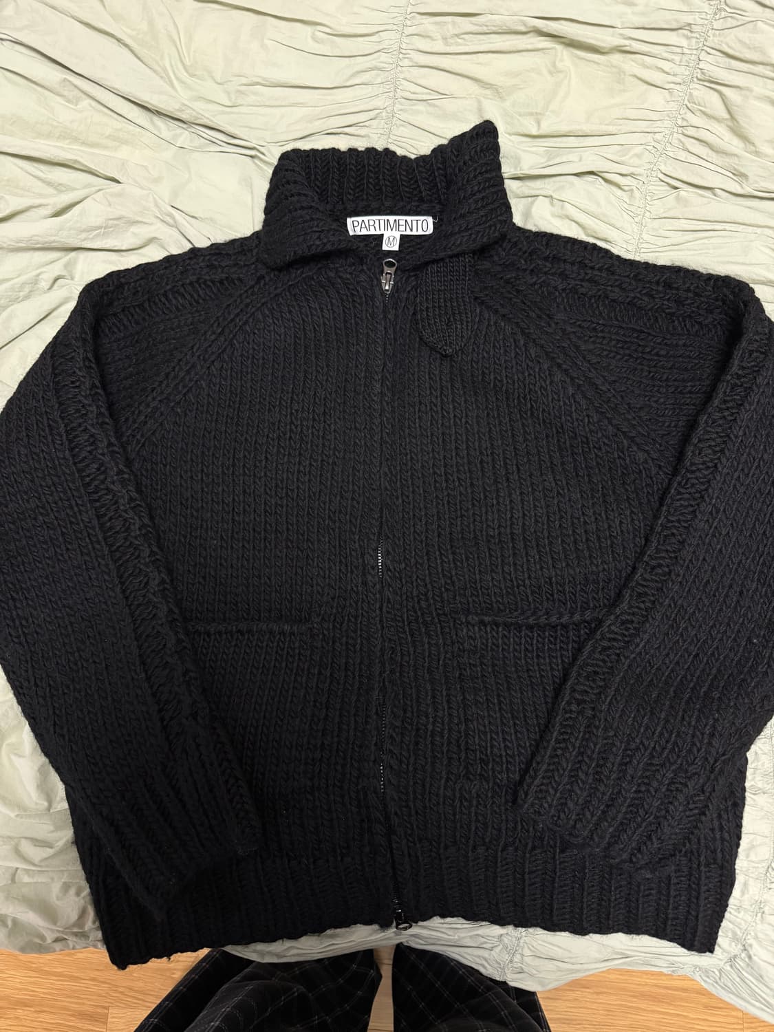 파르티멘토 울 집업 자켓 남녀공용 상품이미지2