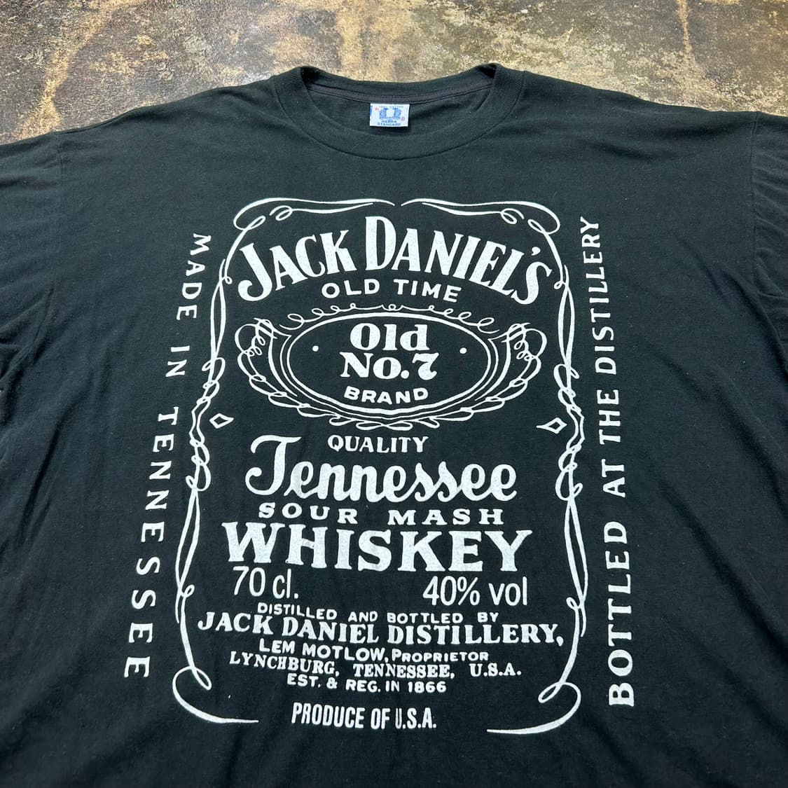 90s USA JACK DANIEL 빈티지 반팔티 XL 상품이미지4