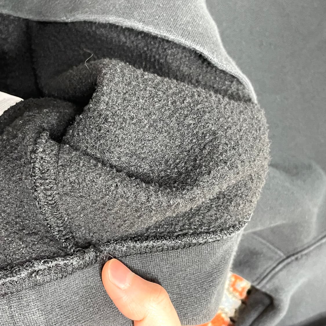 나이키 스펠로고 블랙 기모 맨투맨 여성M 상품이미지6