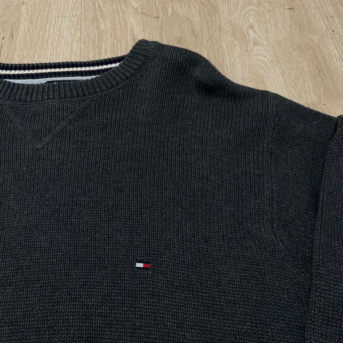 타미힐피거 스몰플래그 코튼 니트 S/90 상품이미지4