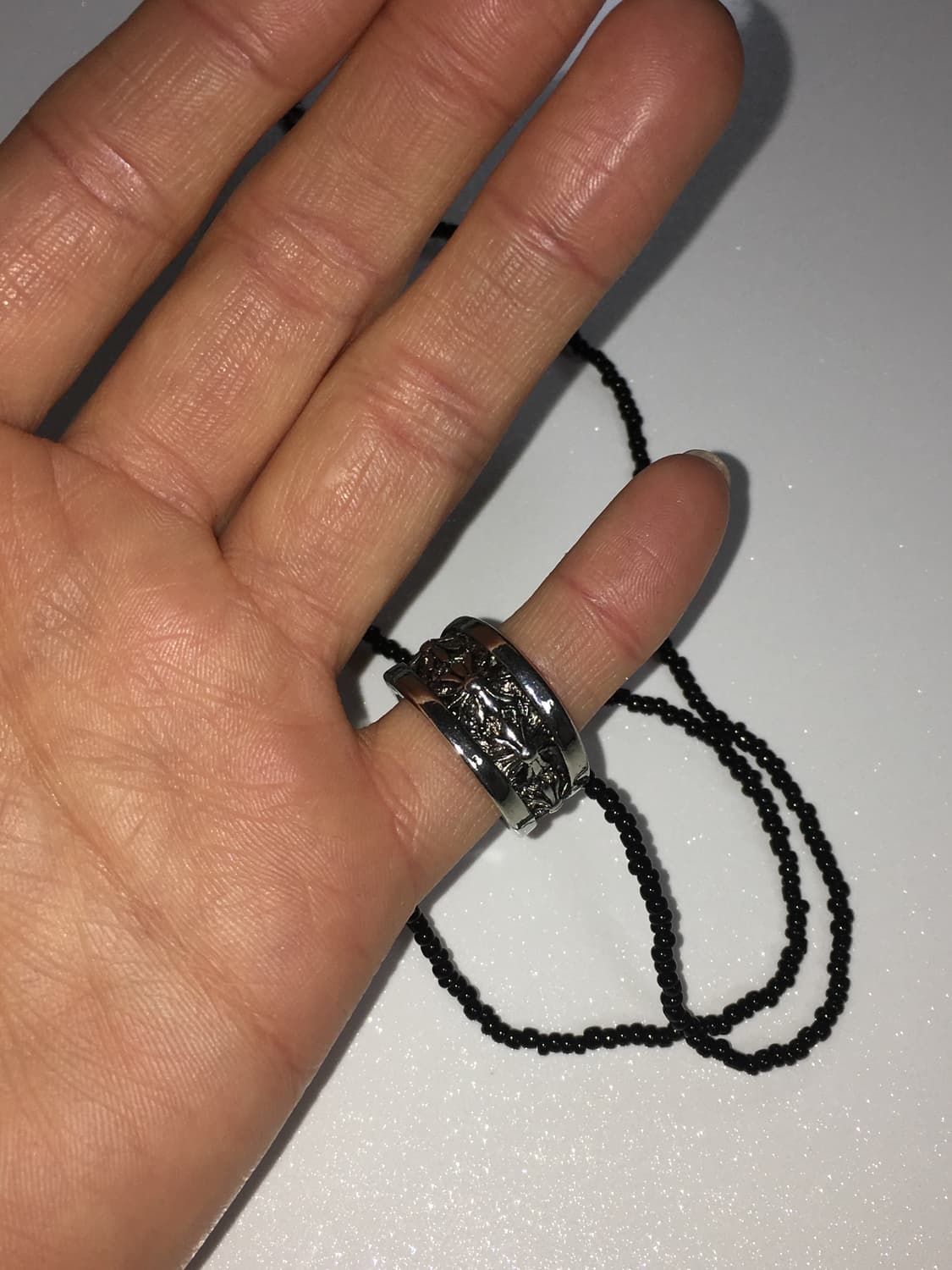 ring&beads necklace  상품이미지1