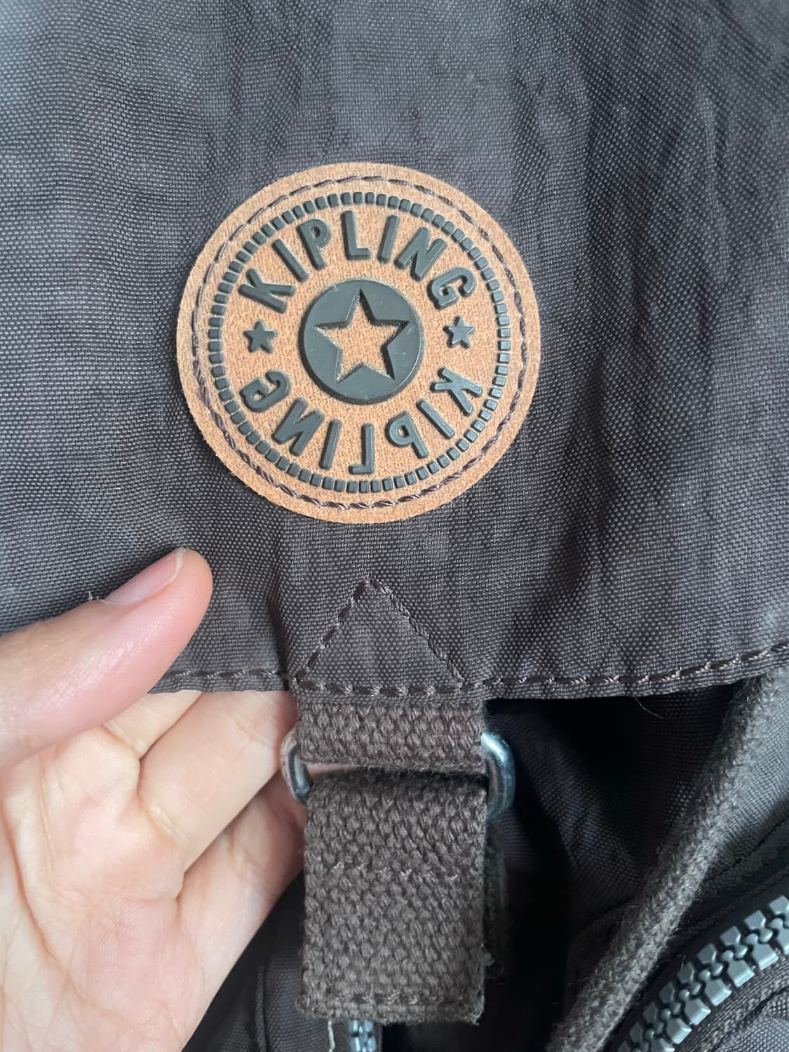 초코 브라운 모리걸 복조리 키플링 백팩 상품이미지2