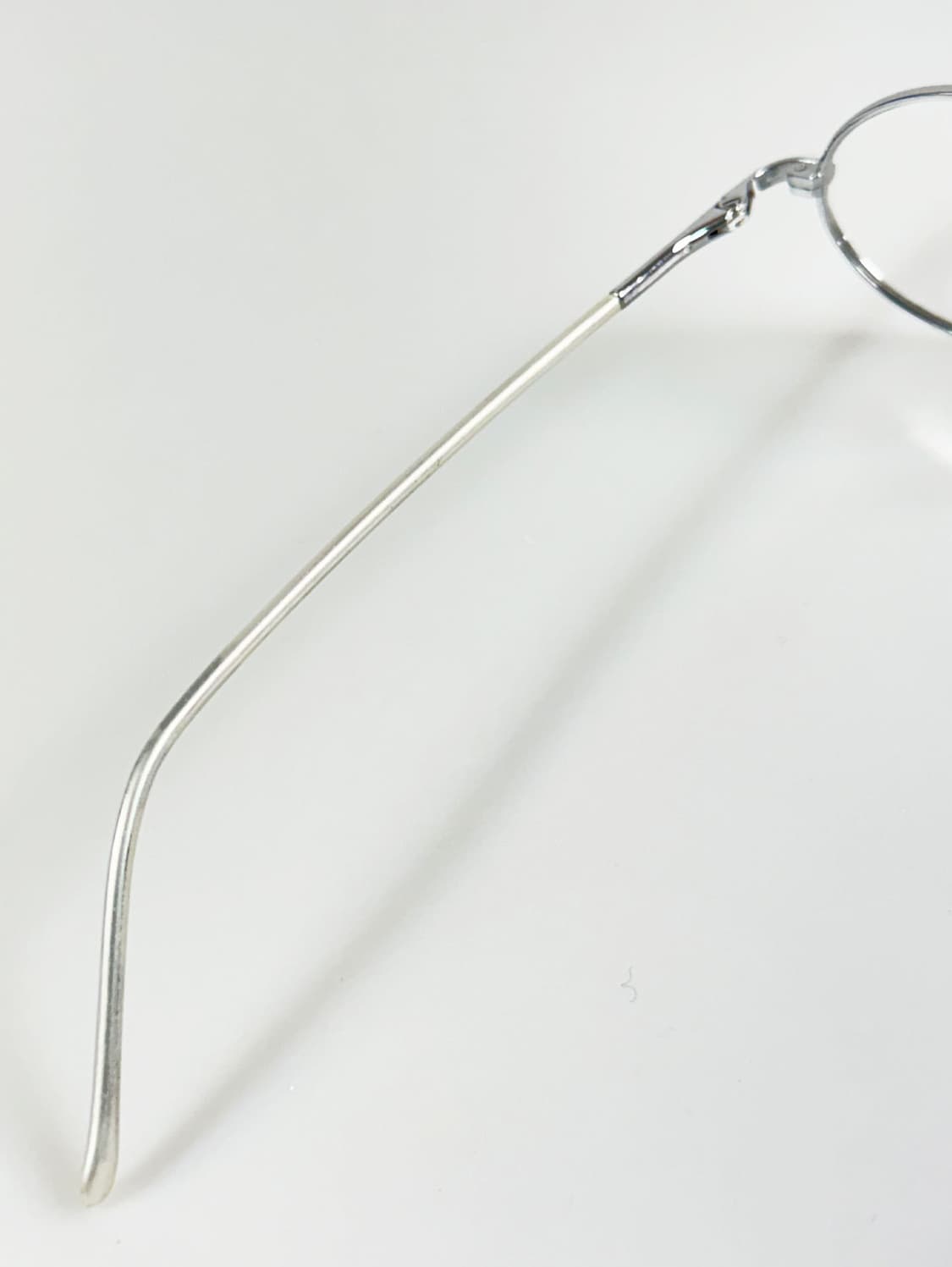 90s MANDOR 실버 슬림 오벌 프레임 빈티지 안경 상품이미지7