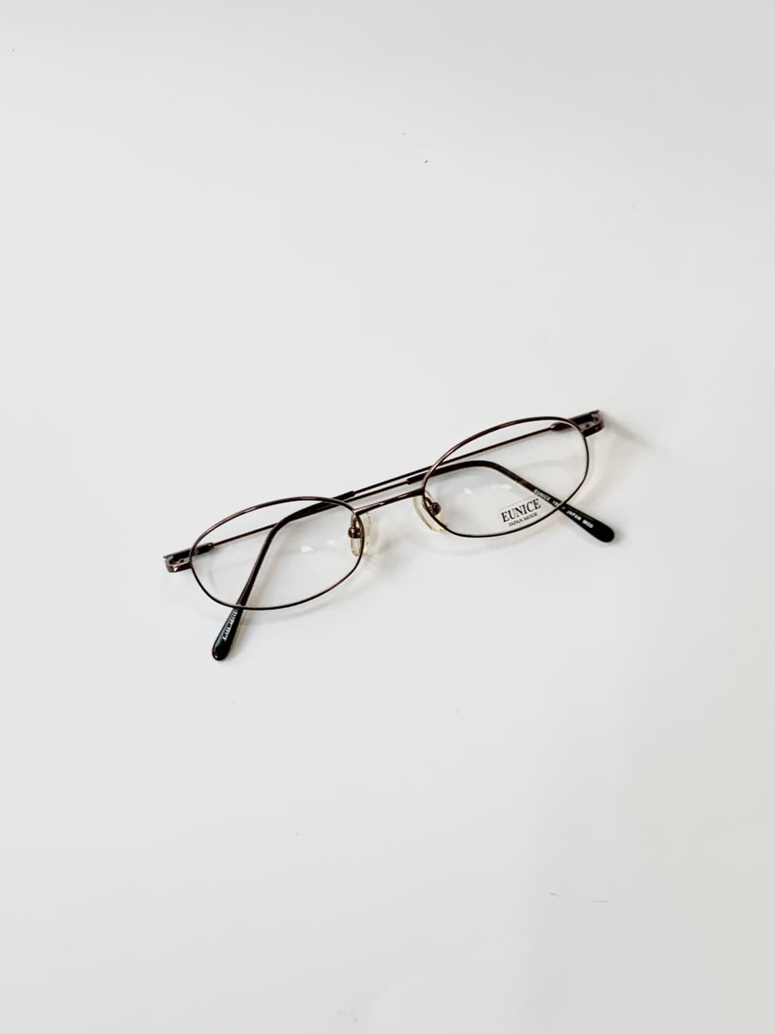 [픽키-663] 브라운 오벌 메탈 안경 얇은 슬림 메탈  상품이미지3