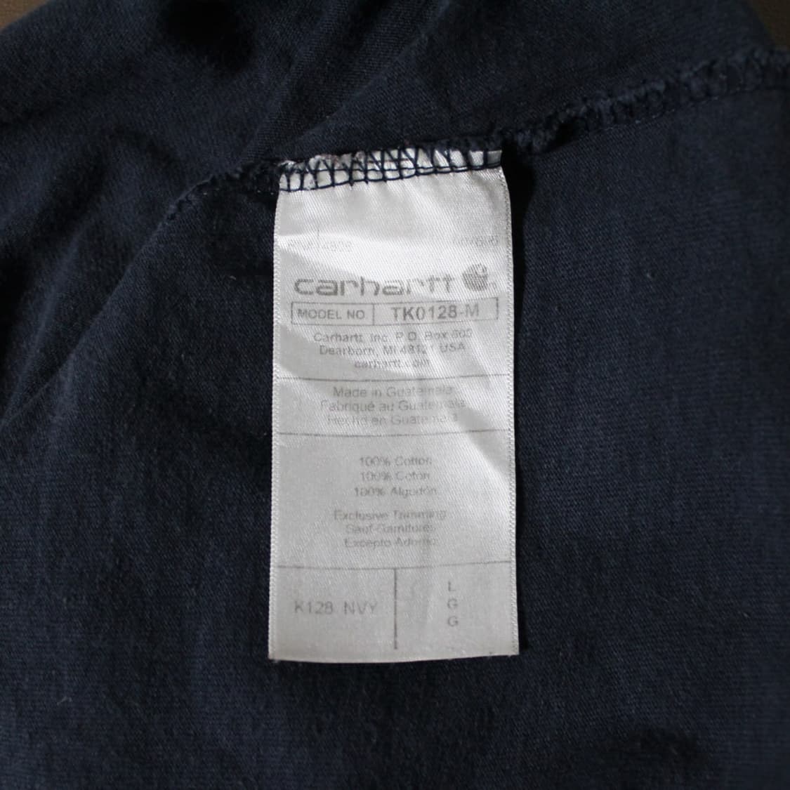 Carhartt 칼하트 차콜 헨리넥 롱 슬리브 상품이미지4