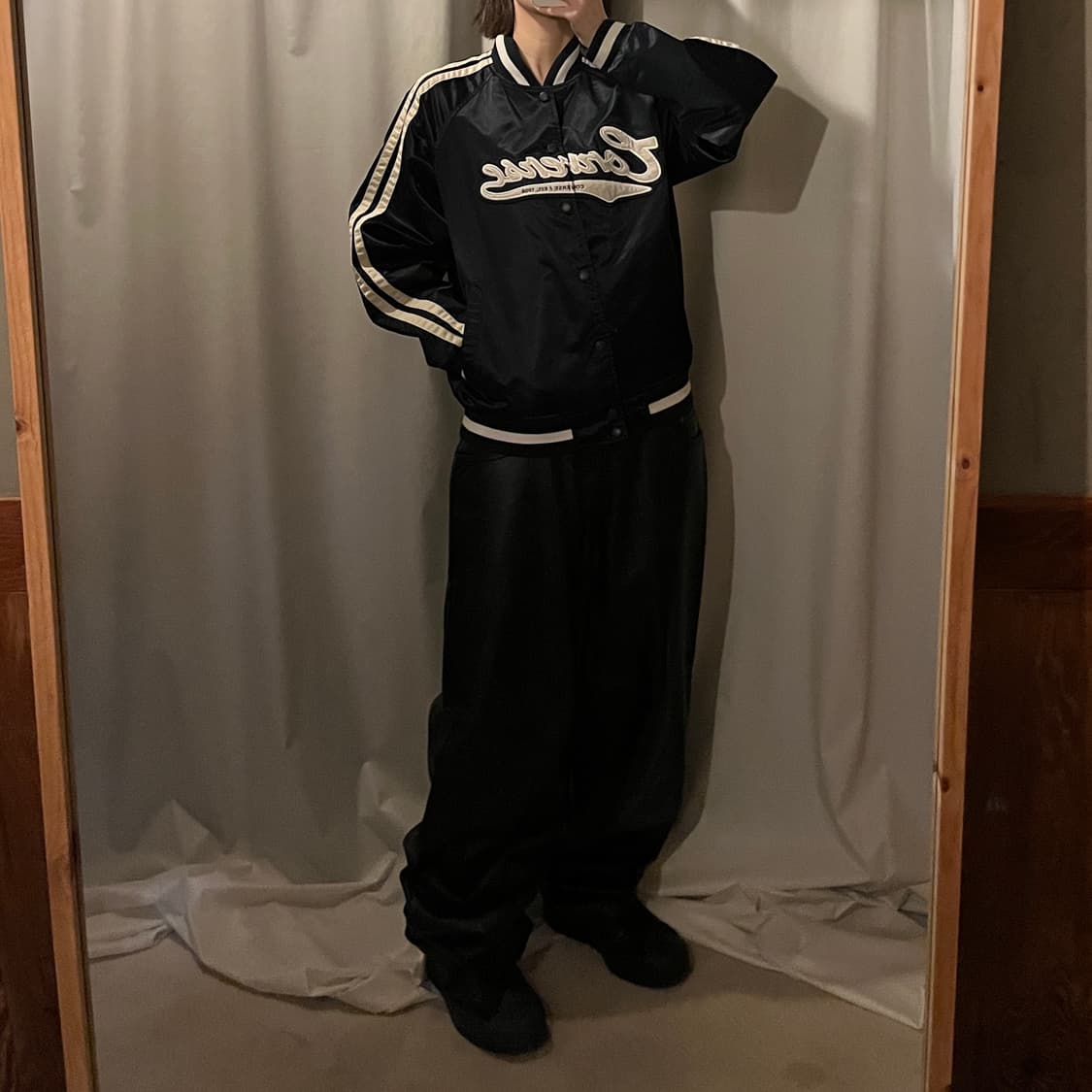 컨버스 스타디움 자켓 네이비 상품이미지4