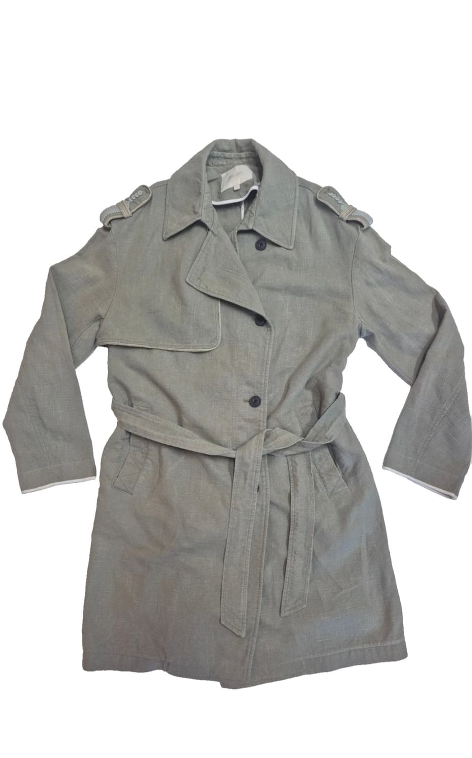 maje 린넨 트렌치 코트 상품이미지1