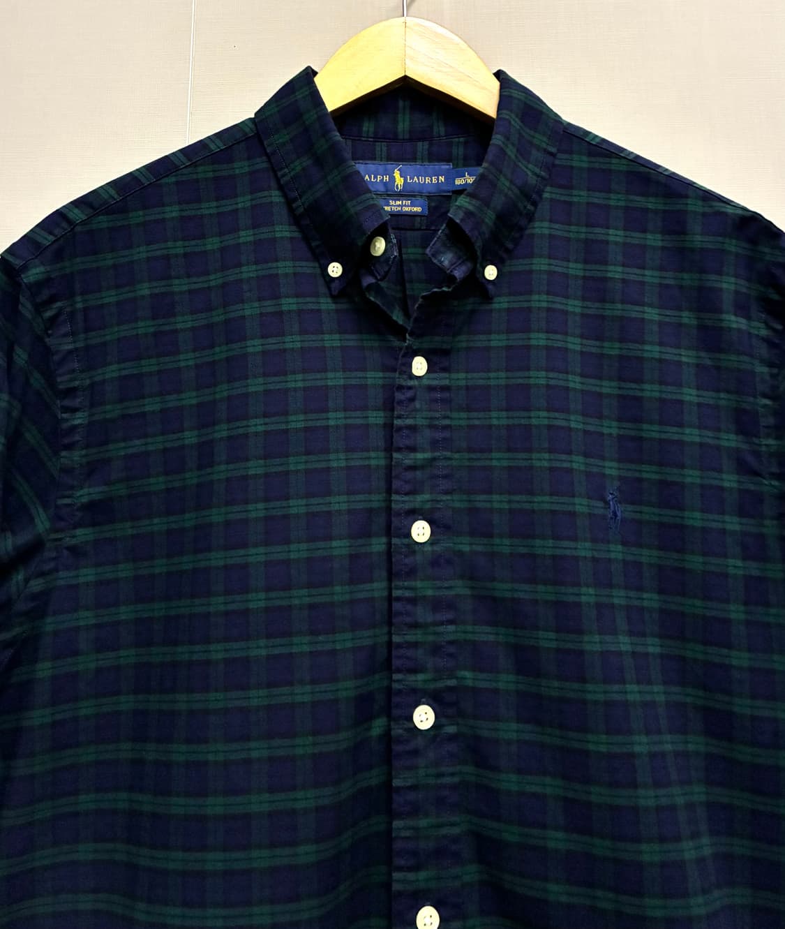 (L/105)POLO 폴로랄프로렌 블랙와치 타탄체크 버튼다운 셔츠  상품이미지3