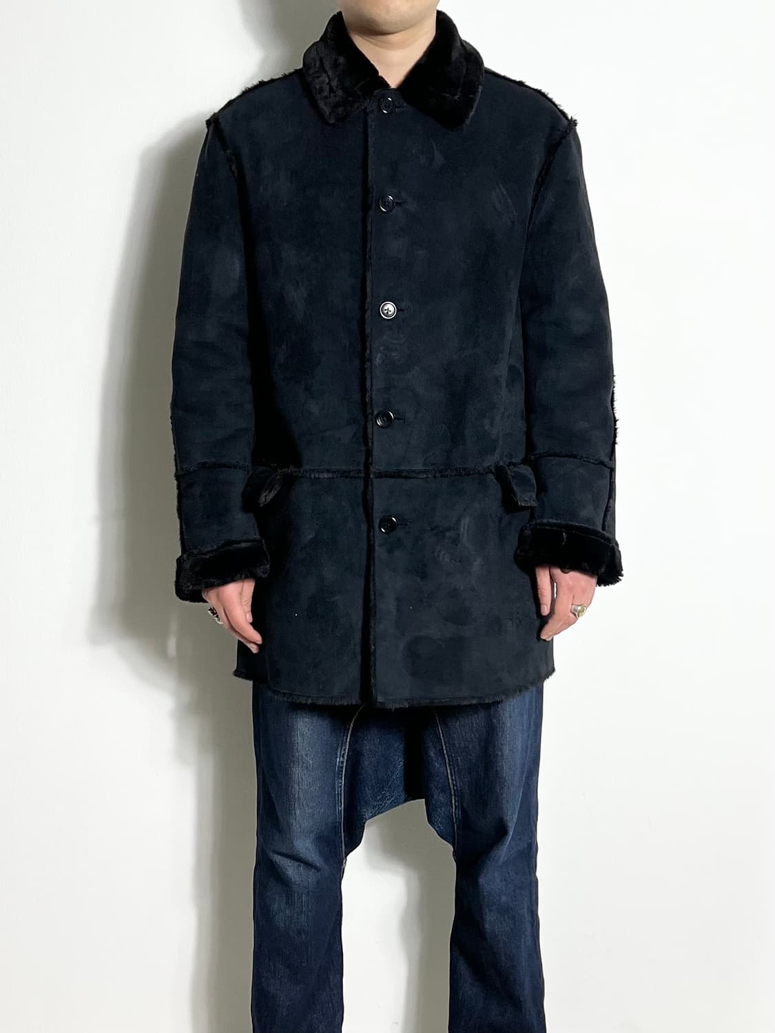 캘빈클라인 무스탕 코트 상품이미지2