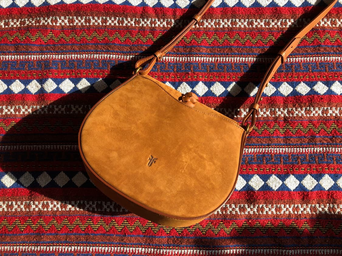 이탈리아 스웨이드 브라운 크로스백 숄더백 상품이미지2