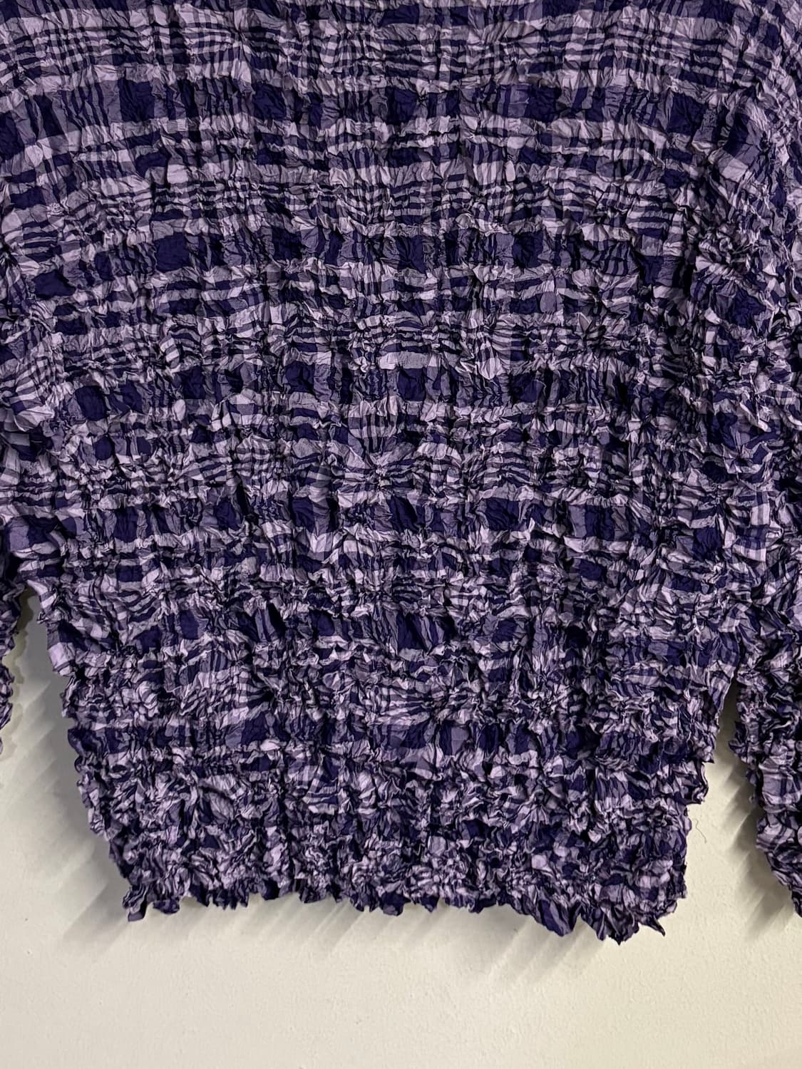 ISSEY MIYAKE me crinkle check shirt  상품이미지7