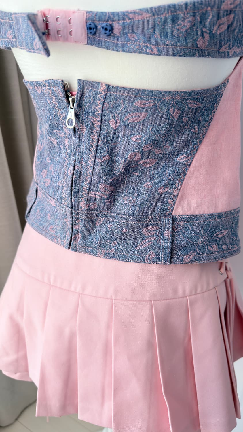 서쿠키 스커트 팬츠 핑크 m 상품이미지8